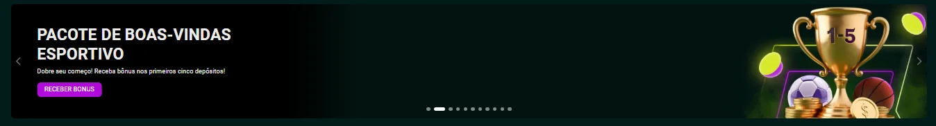 Pacote de boas-vindas desportivo do SpinBetter